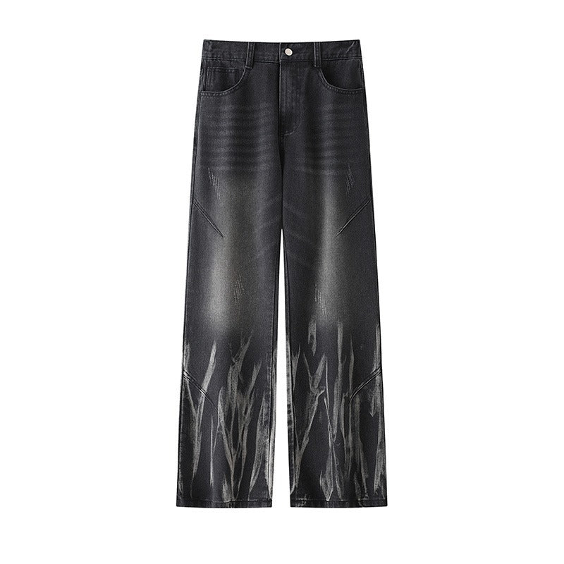 Damen Trendige Weitbein-Jeans Echoarchiv