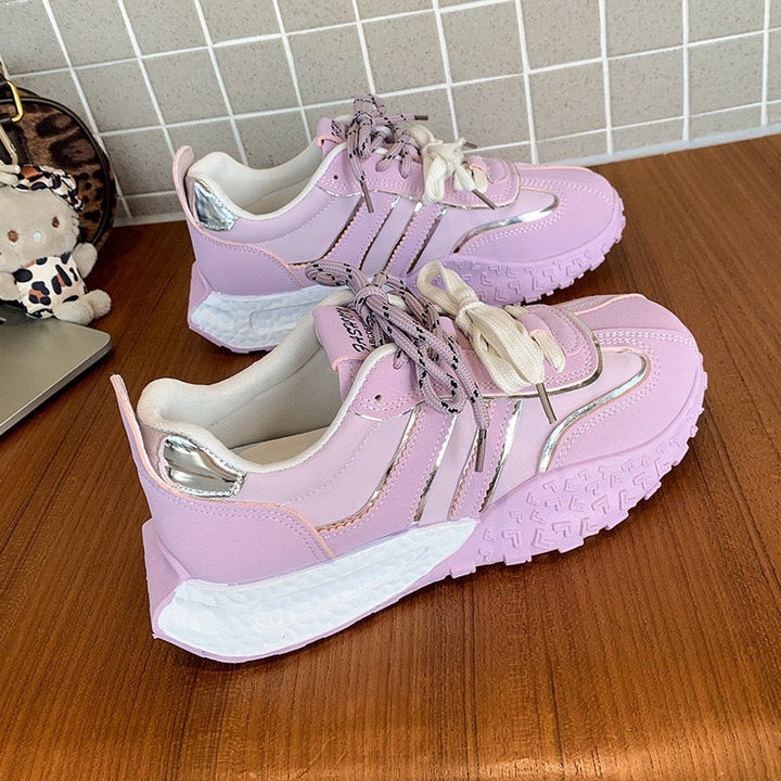 Damen Chunky Sneaker mit rutschfester Sohle und atmungsaktivem Obermaterial Echo Archiv