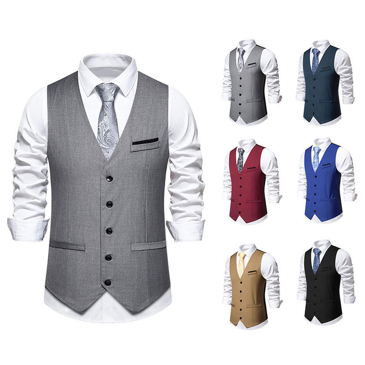 Herren elegante Weste im klassischen Stil mit modernem Schnitt Echoarchiv