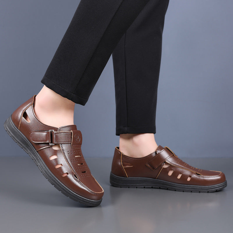 Herren Bequeme Sandalen Echo Archiv