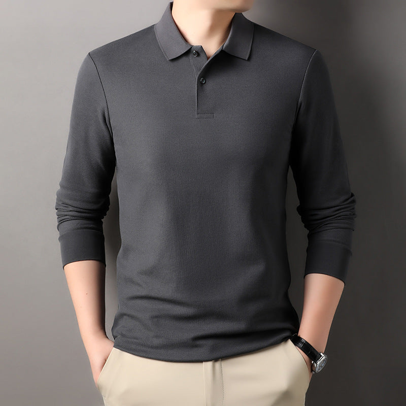 Herren Poloshirt mit langem Arm aus atmungsaktivem Funktionsmaterial Echoarchiv