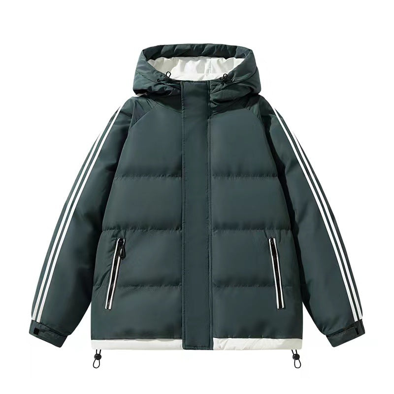 Damen Stylische Winterjacke mit Kapuze und Steppdesign Echo Archiv