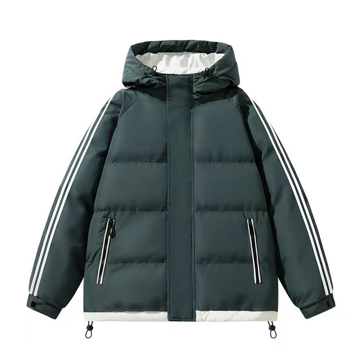 Damen Stylische Winterjacke mit Kapuze und Steppdesign Echo Archiv