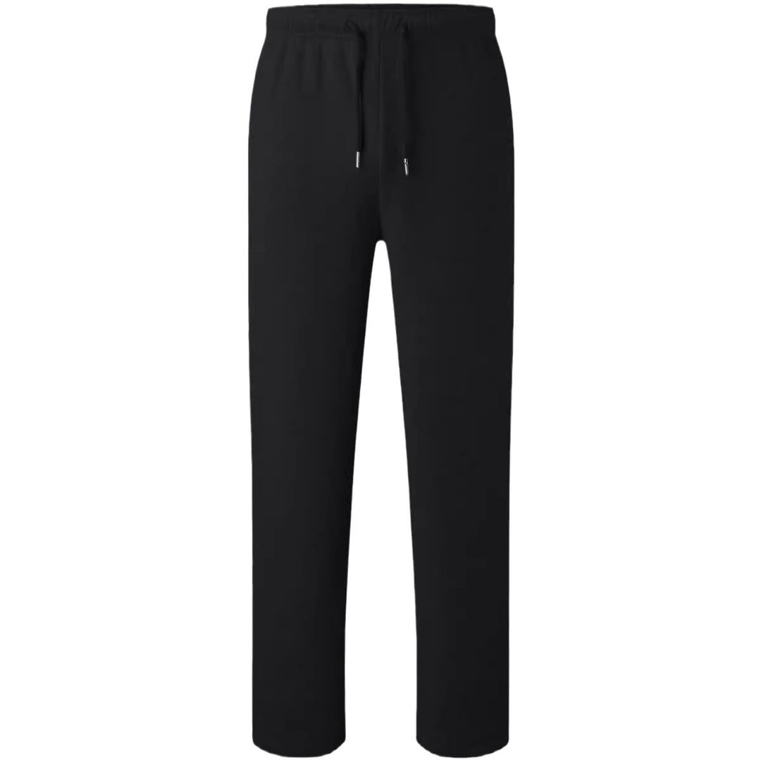 Herren Relaxed-Fit Sweatpants mit geradem Bein Fleece-Innenfutter und elastischem Kordelbund – Marzano