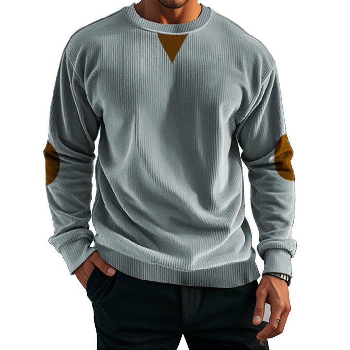 Herren eleganter Strickpullover mit modernen Akzenten Echoarchiv