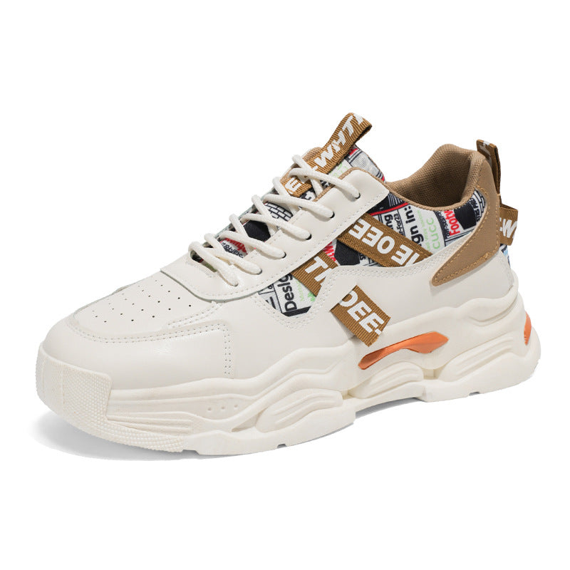 Damen Trendy Chunky Sneakers mit modischem Grafikdesign Echo Archiv