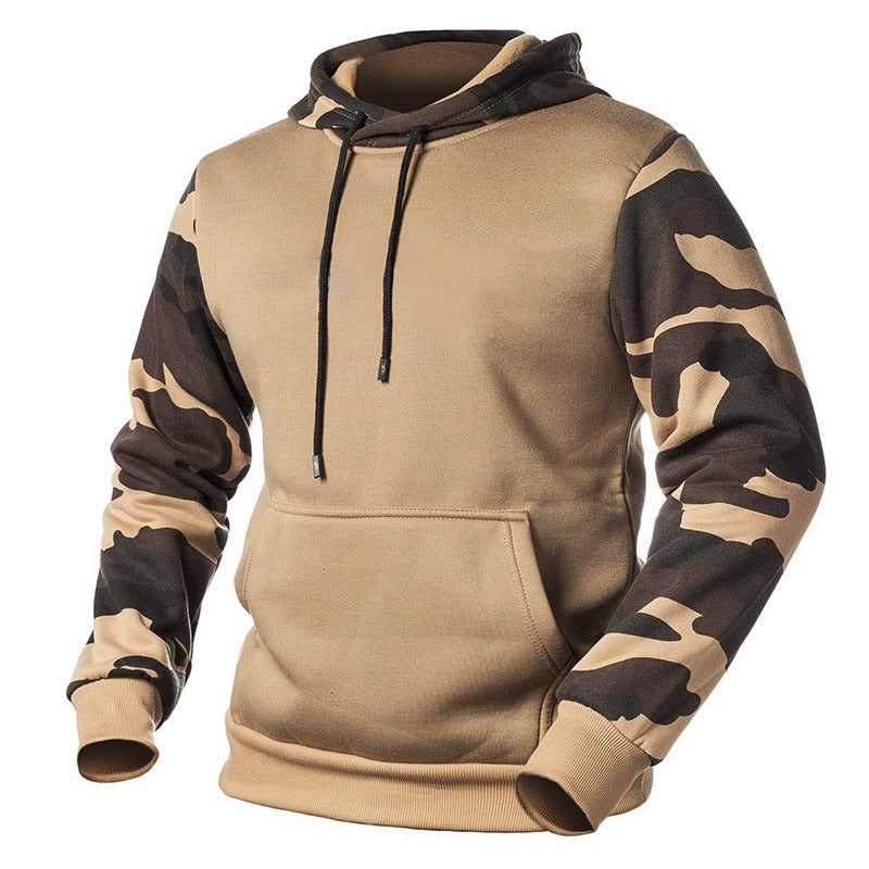 Herren Kapuzenpullover mit modernem Camouflage-Design Echoarchiv