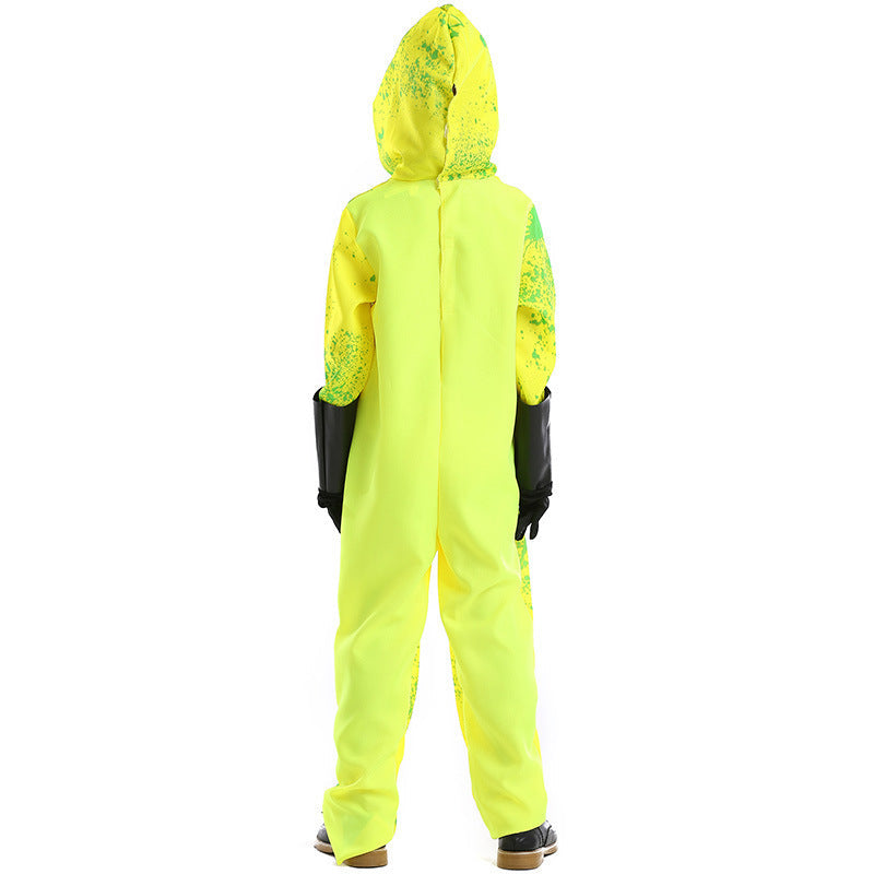 Unisex Sicherheitsanzug mit Kapuze und Gasmaske Echo Archiv