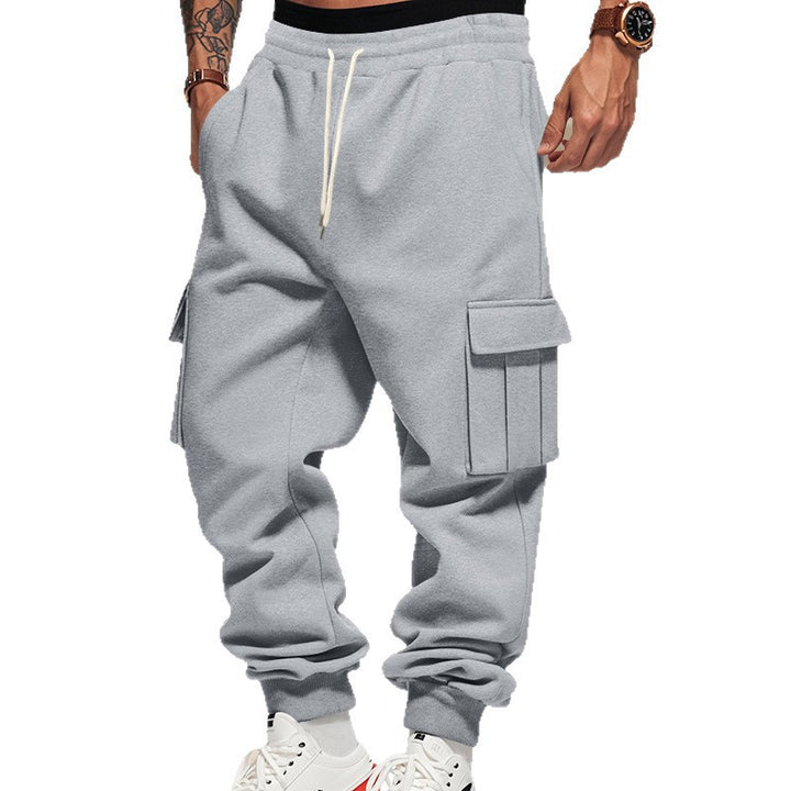 Herren Cargo-Jogginghose mit Seitentaschen und elastischem Bund Echoarchiv