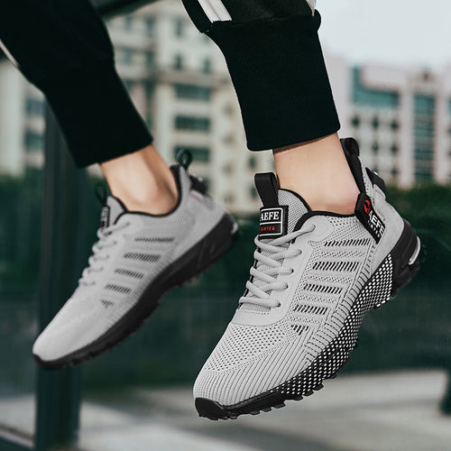 Herren atmungsaktive leichte Laufschuhe mit stoßdämpfender Gelfederung und rutschfester Außensohle Echo Archiv