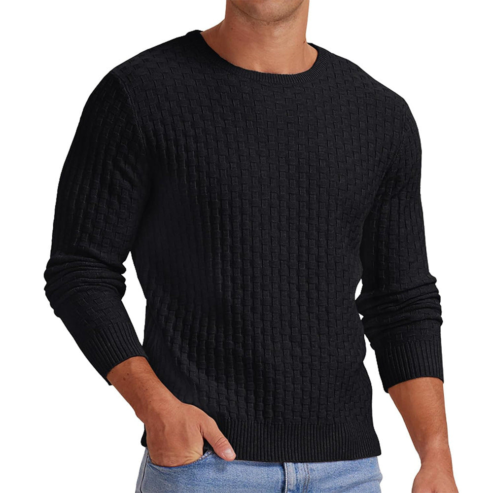 Herren Strukturpullover Echoarchiv