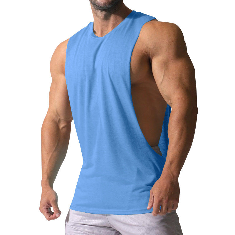 Herren Ärmelloses Sportshirt mit tiefem Rückenausschnitt und atmungsaktivem Material Echoarchiv