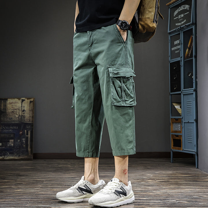 Herren Cargo-Shorts mit vielen Taschen und elastischem Bund Echoarchiv
