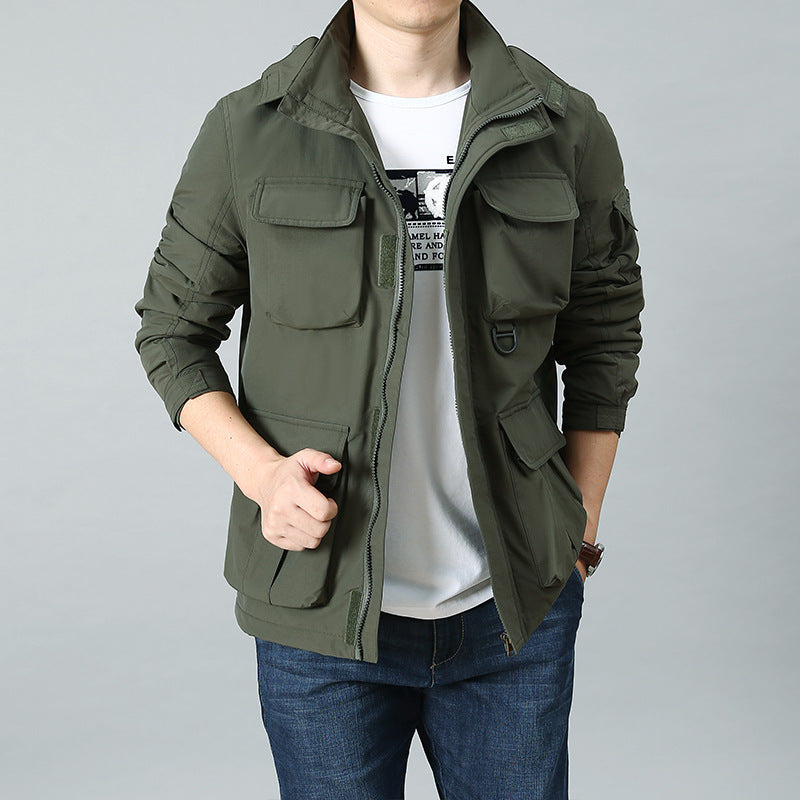Herren Funktionale Utility-Jacke Echo Archiv