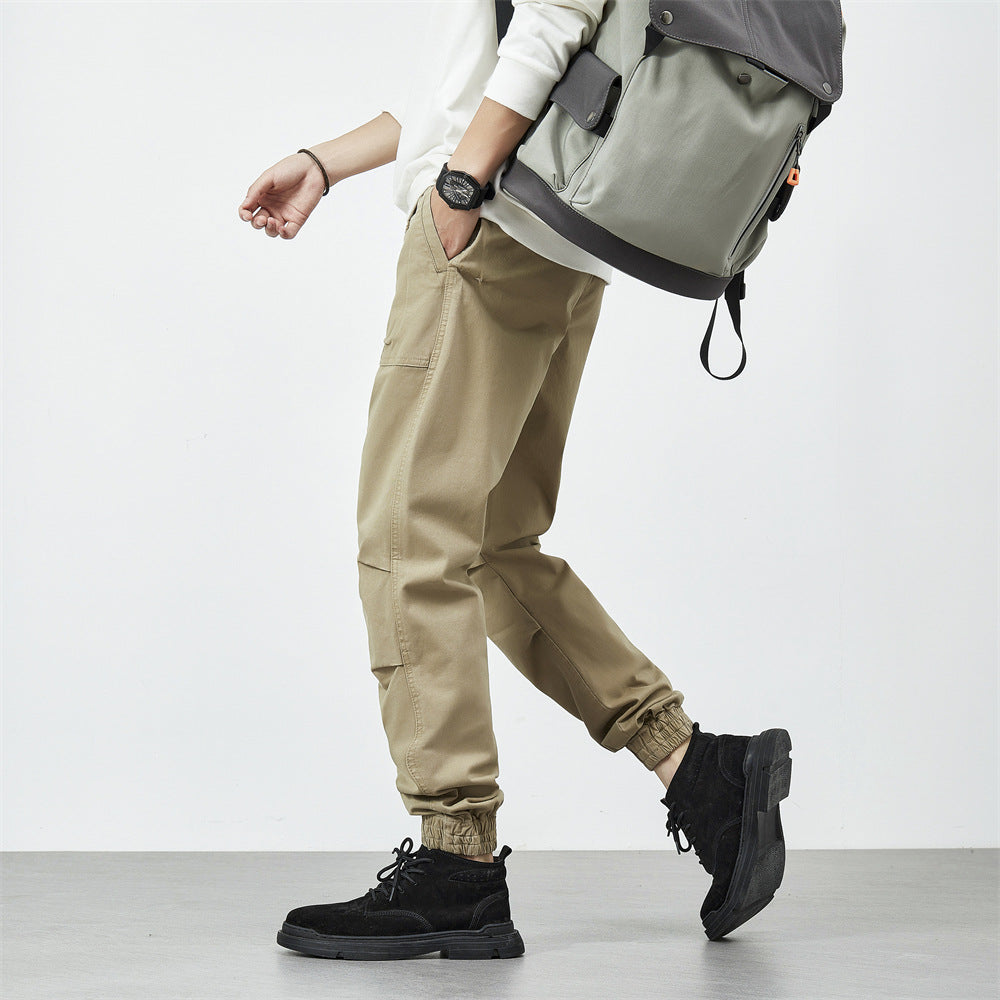 Herren bequeme Utility-Hose mit flexiblem Bund und multifunktionalen Taschen Echoarchiv