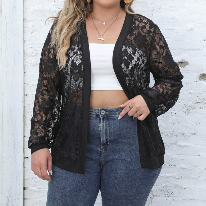 Damen luftiger Spitzen-Kimono Echo Archiv