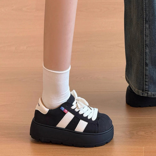 Damen Hochwertige Freizeitsneaker mit dicker Plateausohle und atmungsaktiver Mesh-Oberfläche Echo Archiv
