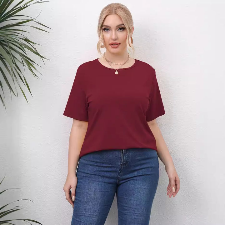 Damen angesagtes T-Shirt mit kreativen Ausschnitten Echo Archiv