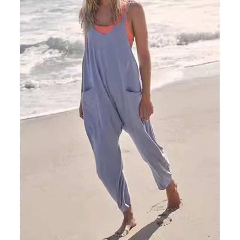 Damen Overall mit lässigem Schnitt und praktischen Taschen Echo Archiv