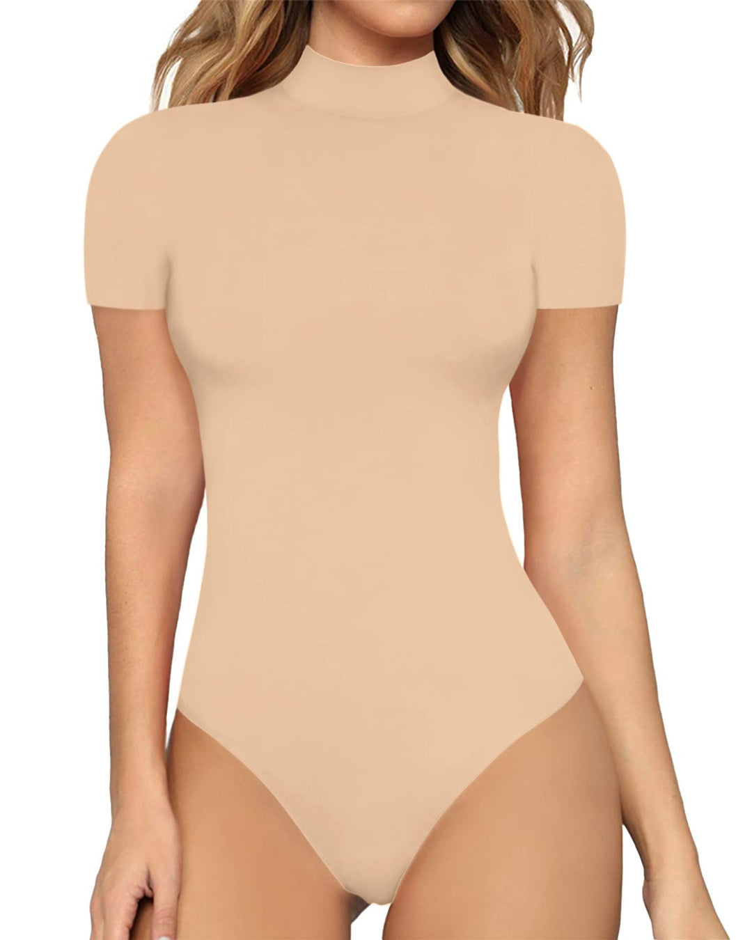 Damen Body mit kurzem Ärmel und hohem Kragen Echo Archiv