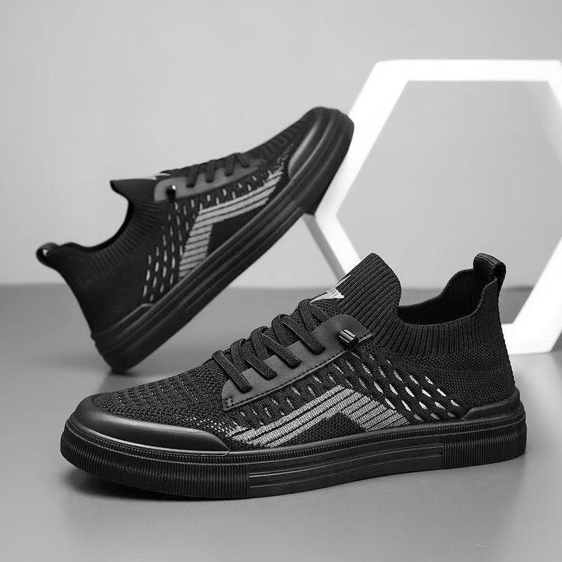 Herren Atmungsaktive Strick-Sneaker mit sockenhaftem Schaft und dämpfender Gummisohle Echoarhiv – Norré