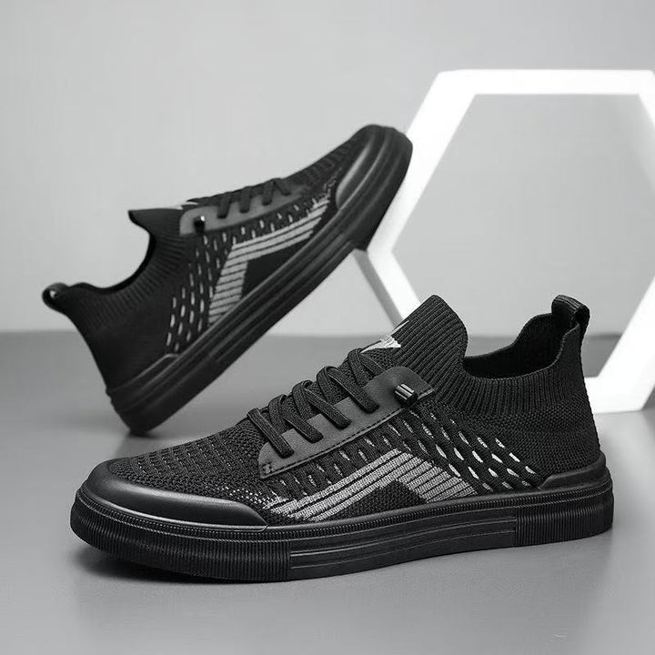 Herren Atmungsaktive Strick-Sneaker mit sockenhaftem Schaft und dämpfender Gummisohle Echoarhiv – Norré
