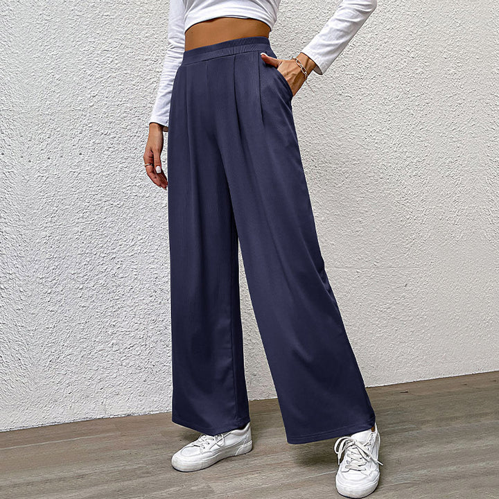 Damen Hochtaillierte weite Hose Echo Archiv