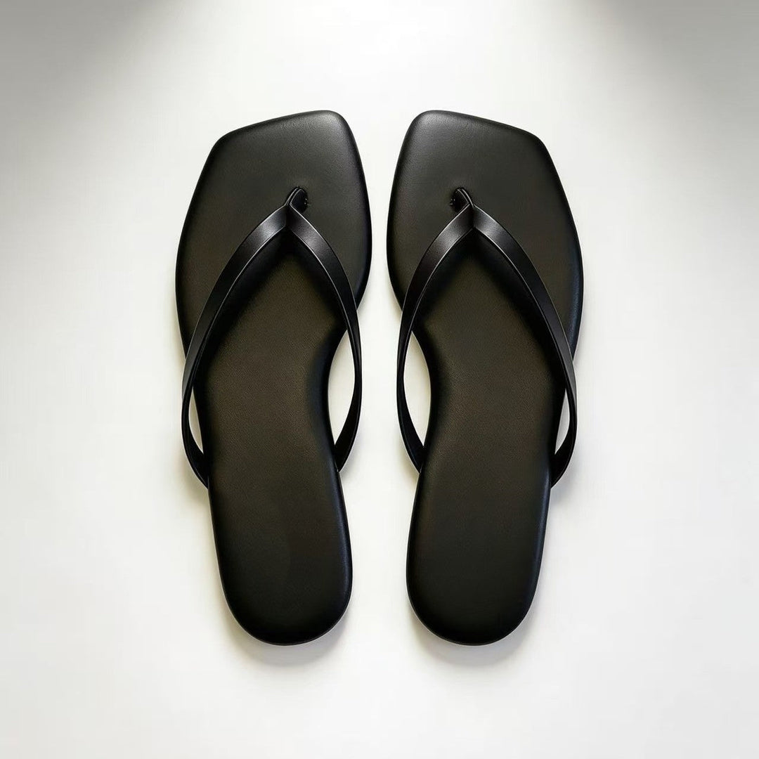 Damen Zehentrenner-Sandalen mit ergonomischem Fußbett und rutschfester Sohle Echoarchiv 1777487412