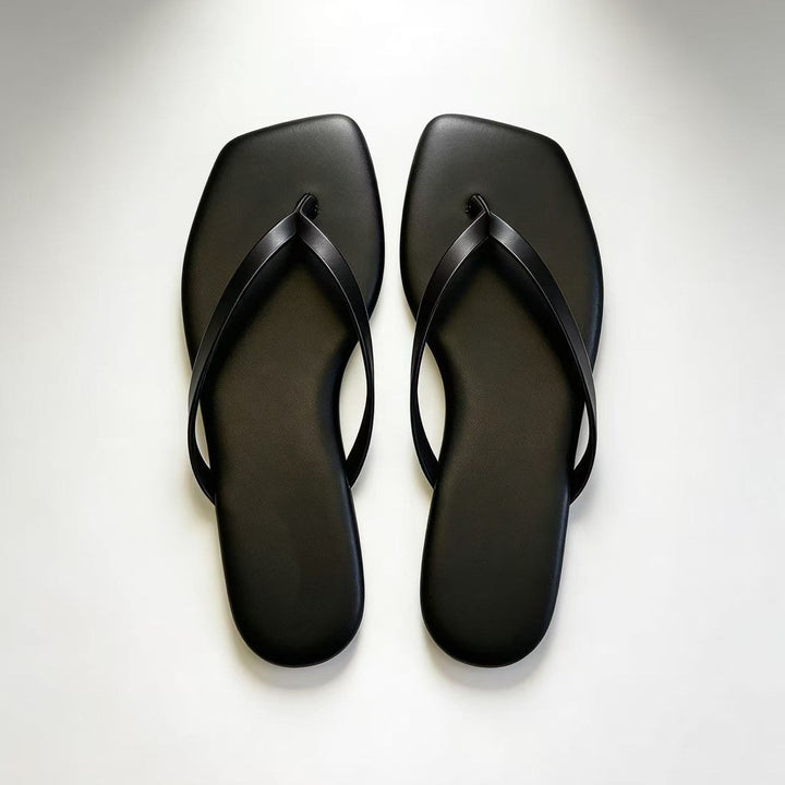 Damen Zehentrenner-Sandalen mit ergonomischem Fußbett und rutschfester Sohle Echoarchiv 1777487412