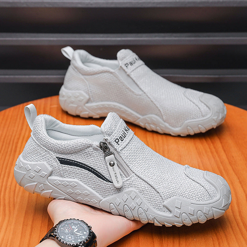 Herren Flexibler Strick-Sneaker mit Reißverschluss Echoarhiv – Norré