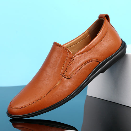 Herren Eleganter Slip-On Business-Halbschuh mit gepolstertem Komfortfußbett Echoarhiv