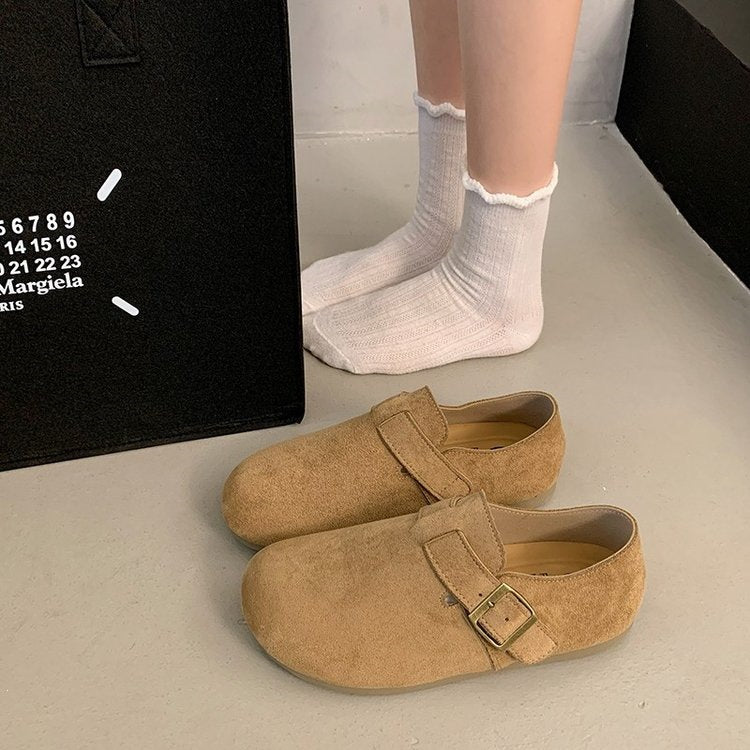 Damen Bequeme Clogs mit modischer Schnalle Echo Archiv
