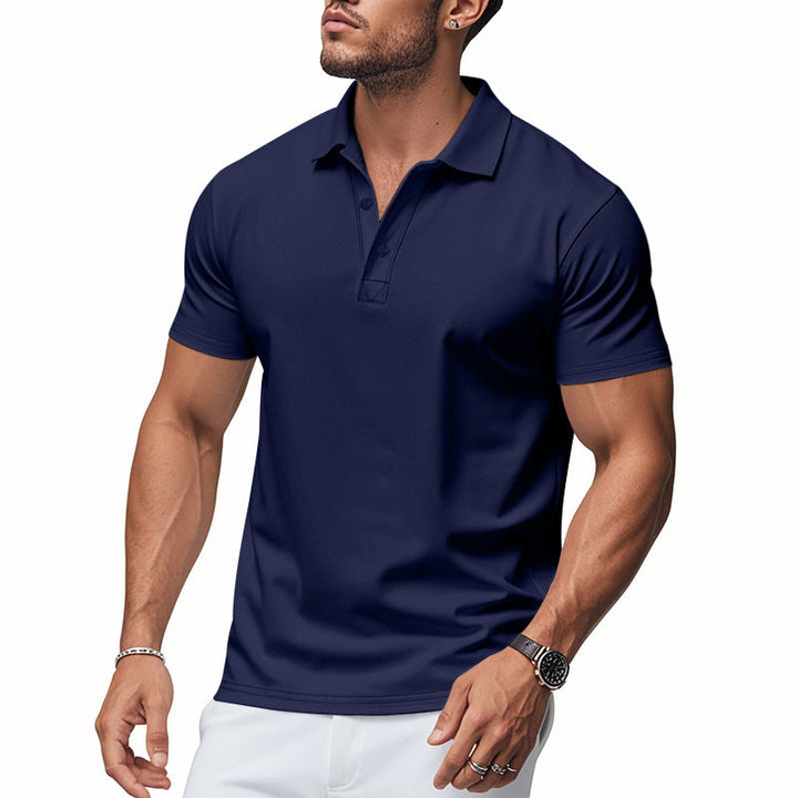 Herren Polohemd mit Echoarchivrnem Schnelltrocknungsstoff und eleganter Passform Echoarchiv