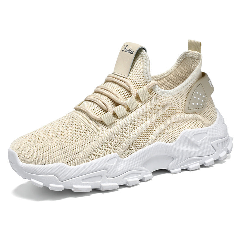 Damen Sportliche Sneaker mit atmungsaktiver Netzstruktur und dämpfender Sohle Echo Archiv