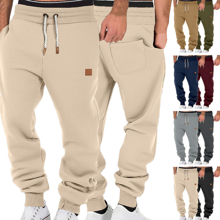 Herren nan komfortable Jogginghose aus hochwertiger Baumwollmischung mit elastischem Bund Kordelzug und Bündchen Echo Archiv