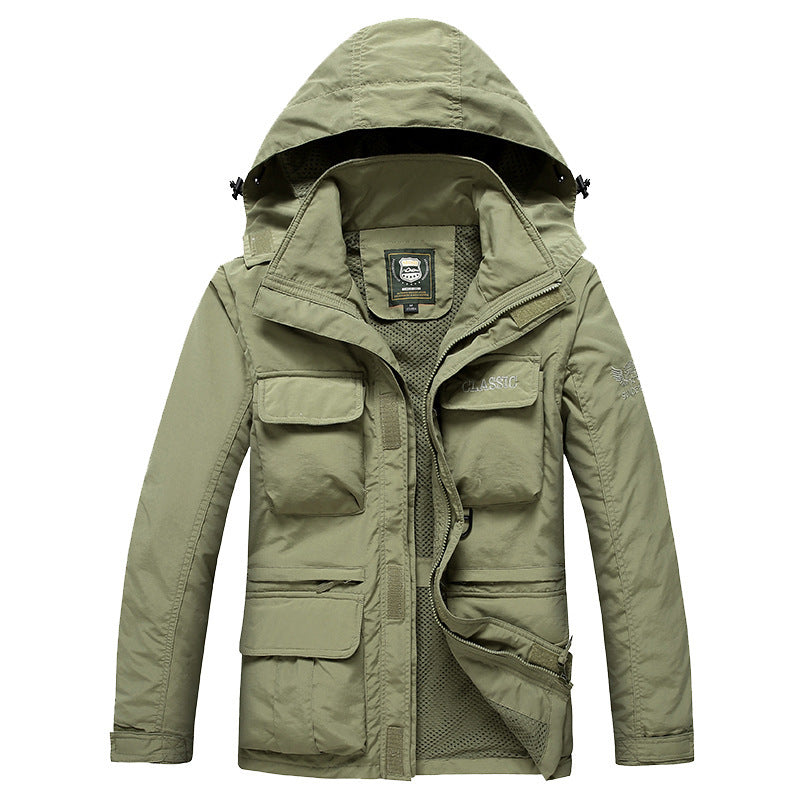 Herren Funktionale Outdoorkombination Jacke Echo Archiv