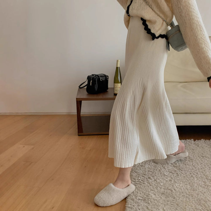 Damen Eleganter, weicher Plisseerock Echo Archiv