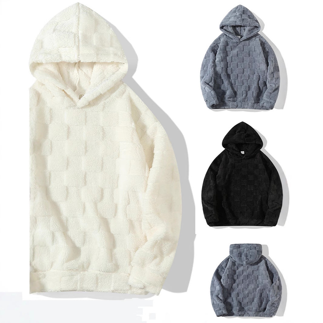 Herren Kapuzenpullover aus weichem Plüsch mit ausgefallenem Design Echoarchiv
