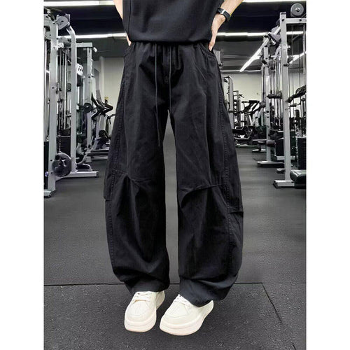 Herren Bequeme Cargo-Hose mit weitem Bein Echoarchiv