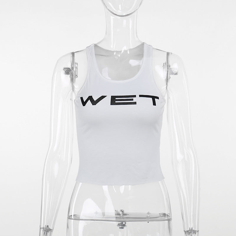 Damen Sportliches Crop-Top Echo Archiv
