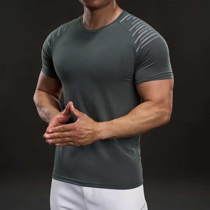 Herren Funktionales Fitness-T-Shirt mit innovativen Belüftungszonen Echoarchiv