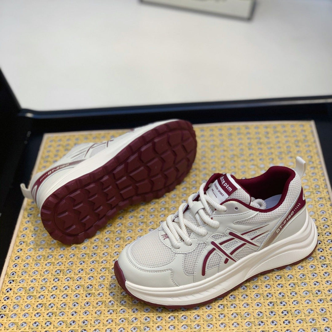 Damen Sportive Chunky-Sneaker mit luftigen Mesh-Einsätzen und robuster Profilsohle – Névara
