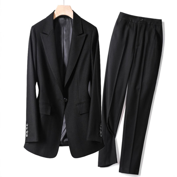 Damen elegantes Blazer- und Hosen-Set Echoarchiv