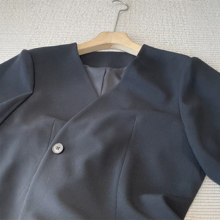 Damen Modischer Oversized-Blazer Echoarchiv