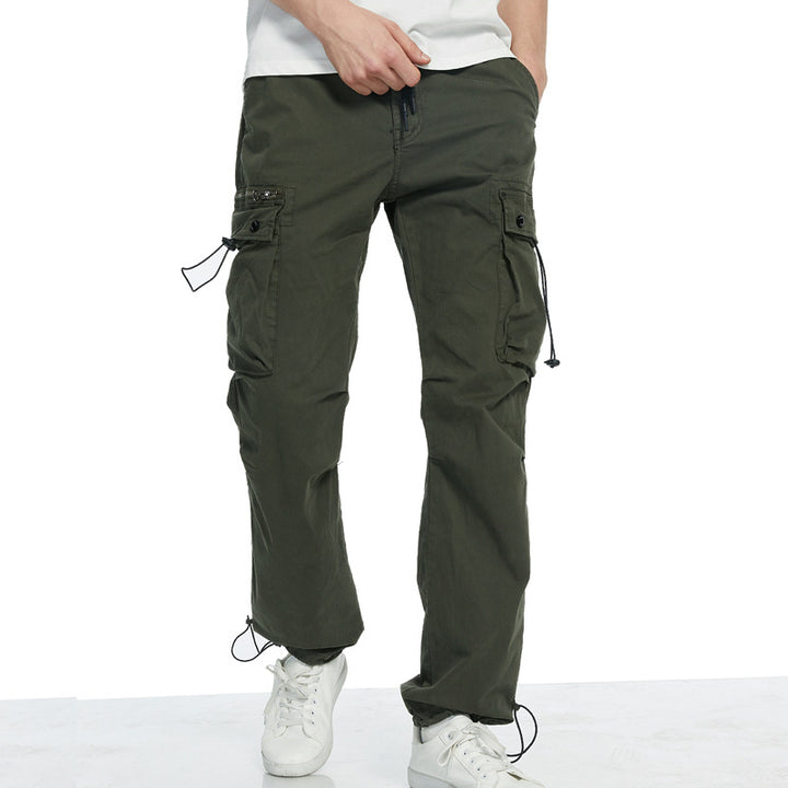 Herren Cargo-Hose mit praktischen Seitentaschen und verstellbarem Bund Echoarchiv