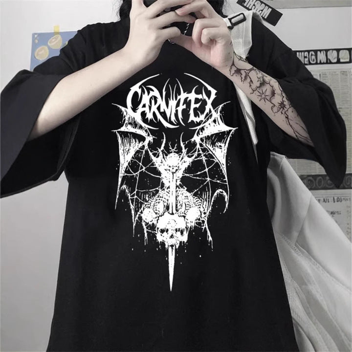 Damen Oversized T-Shirt mit dekorativem Schleifenmotiv Echo Archiv