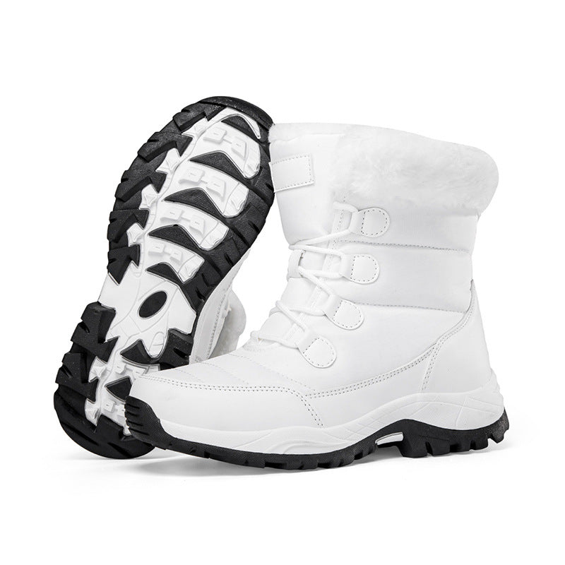 Damen Thermo-Schneestiefel mit gesteppter Isolierung, Teddyfutter und griffiger Profilsohle Echo Archiv