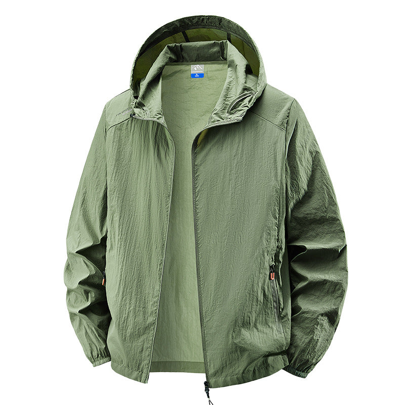 Herren Leichte Outdoorjacke mit verstellbarem Kapuzendesign Echo Archiv