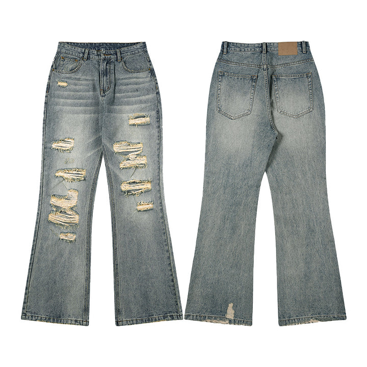 Herren Extraweitgeschnittene Destroyed-Denim-Jeans im Relaxed-Baggy-Cut Echo Archiv