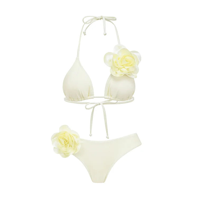 Damen Bikiniset mit romantischem Blumendekor Echo Archiv
